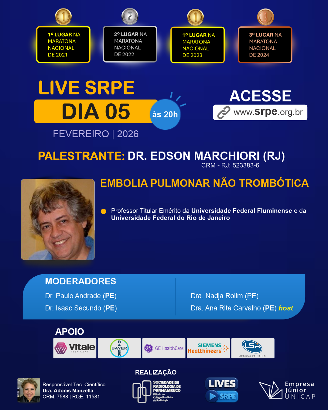 EMBOLIA PULMONAR NÃO TROMBÓTICA